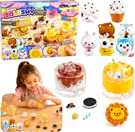 Kreativní sada pro výrobu squishy sladkostí a nápojů diy
