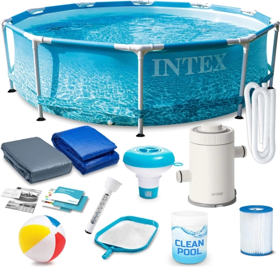Zahradní rámový bazén 305 × 76 cm s filtrací INTEX