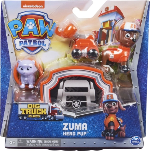 Spin Master Tlapková patrola Big Truck Pups Zuma – sada 2 figurek s doplňky
