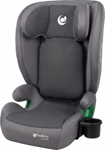 IslaBaby SafiroFix i-Size autosedačka 100–150 cm s ISOFIX – Šedá