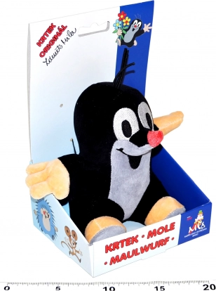 Moravská ústředna Krtek plyšový sedící baby 15 cm - 1 kus