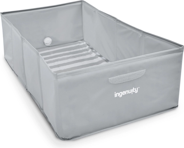 Ingenuity skládací cestovní vanička Tuckaway šedá