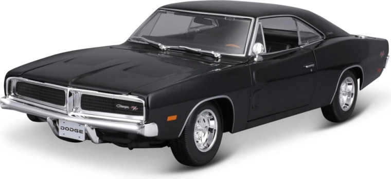Maisto 1969 Dodge Charger R/T černý model auta 1:18