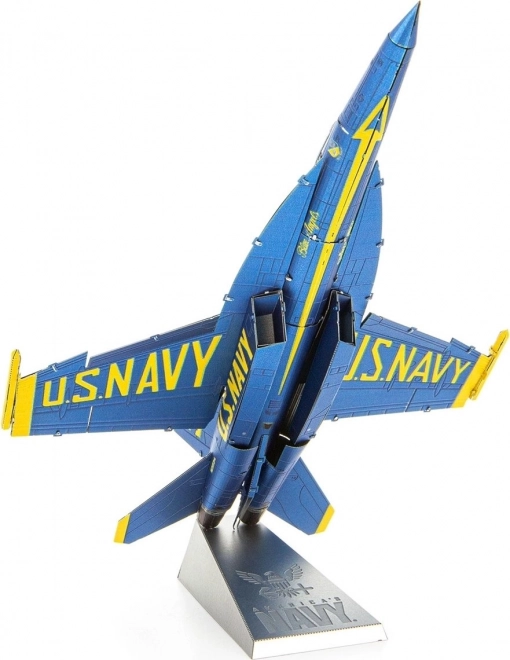 Metal Earth 3D puzzle F/A‑18 Super Hornet Blue Angels ICONX