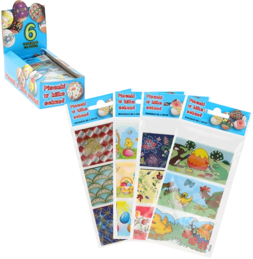 Termosmršťovací obaly na velikonoční vajíčka – sada 6 ks