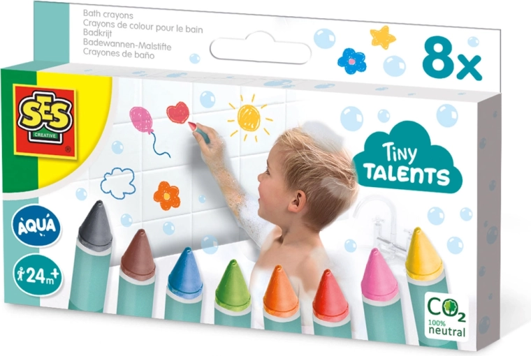 Voskovky do vany Tiny Talents 8 ks
