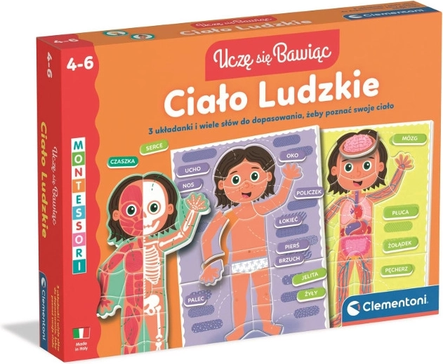 Lidské tělo – vzdělávací puzzle pro děti 4–6 let