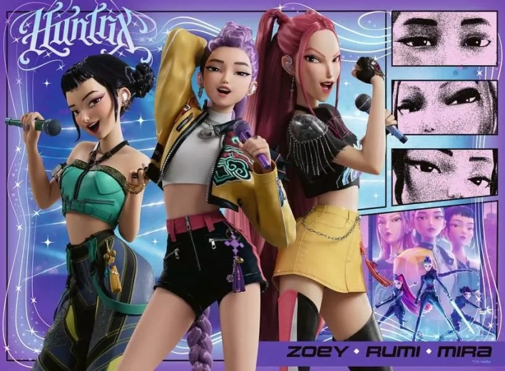 Ravensburger puzzle K-pop: Lovkyně démonů XXL 100 dílků