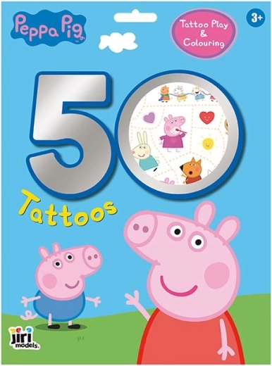Tetovací sada Prasátko Peppa 50+