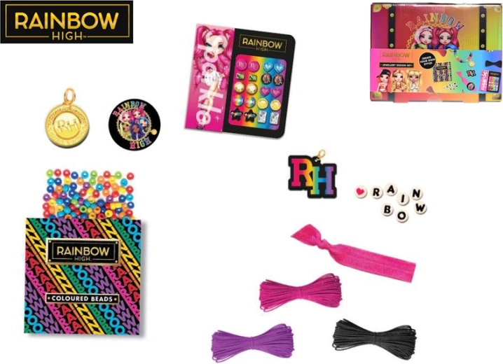 Kreativní sada Rainbow High na výrobu šperků v úložné krabičce