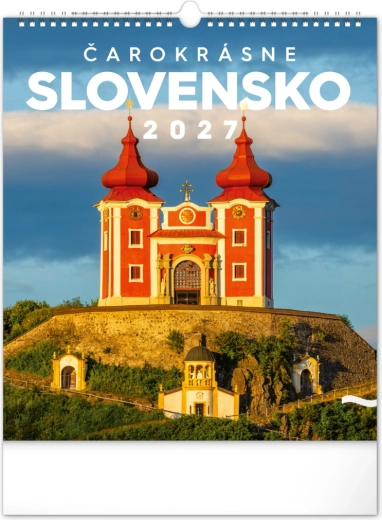 Notique nástěnný kalendář Čarokrásné Slovensko 2027 30 × 34 cm