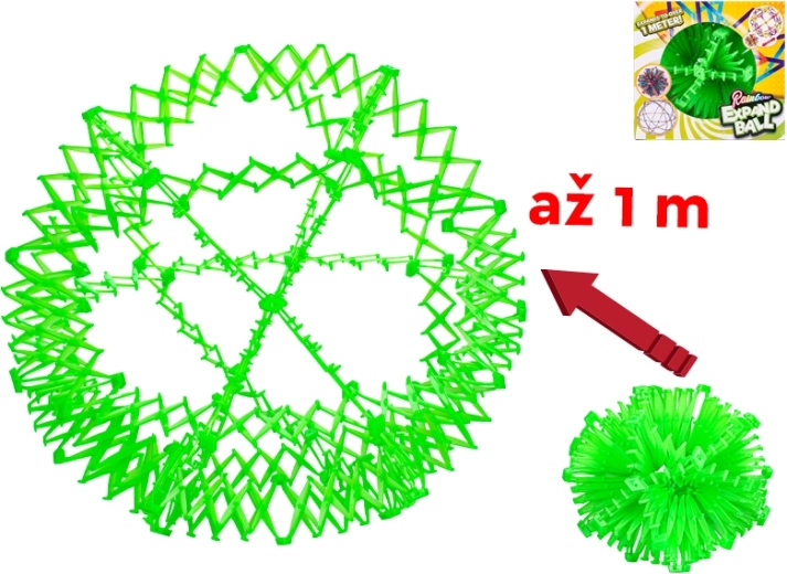 Rozpínací barevný míček pro děti 28–100 cm