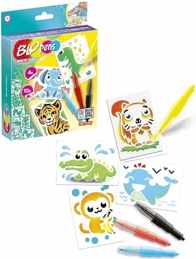 Blopens mini sada zvířata – kreativní airbrush set pro děti