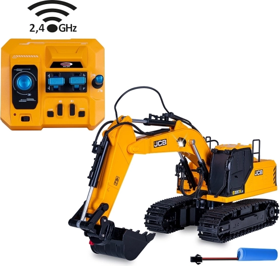 RC pásový bagr JCB 1:26 s demoliční sadou