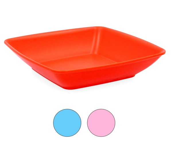 Hobby Life čtvercový hluboký talíř 17,5 cm