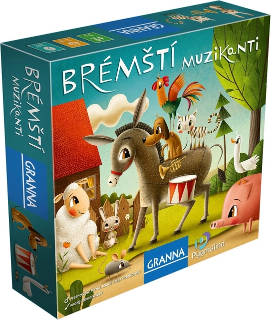 Granna Brémští muzikanti – rodinná strategická hra pro děti