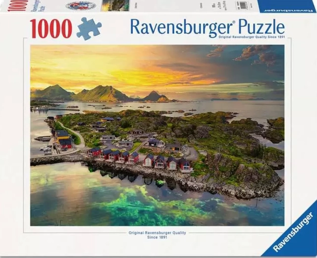 Ravensburger puzzle Lofoty, Norsko 1000 dílků