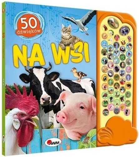 50 zvuků na farmě – smyslová zvuková knížka