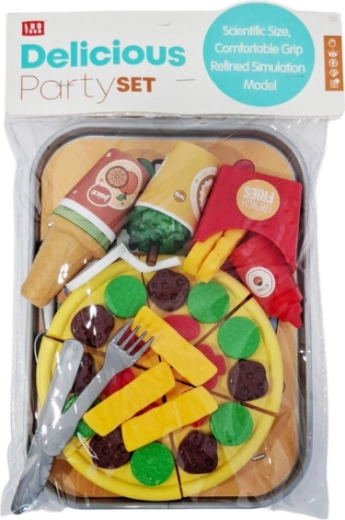 Kuchyňský set s pizzou a potravinami pro děti