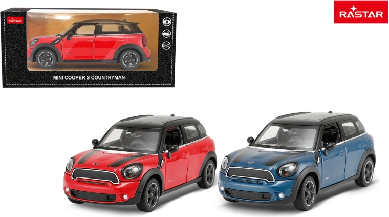 Model auta Rastar Mini Countryman 1:24 modrý