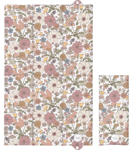 Ceba baby cestovní přebalovací podložka basic garden 60 × 40 cm