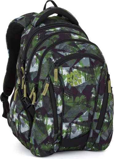 Bagmaster studentský batoh BAG 26 A zeleno-šedý