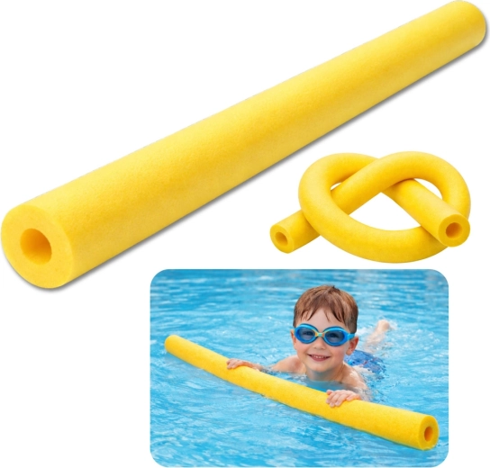 Pěnový plavecký nudle žlutý 150 cm