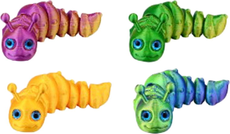 Magická 3D housenka 10 cm