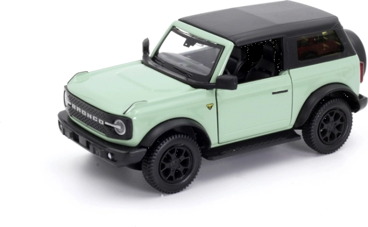 Kovový model Ford Bronco Badlands 2023 se soft topem 1:32/39