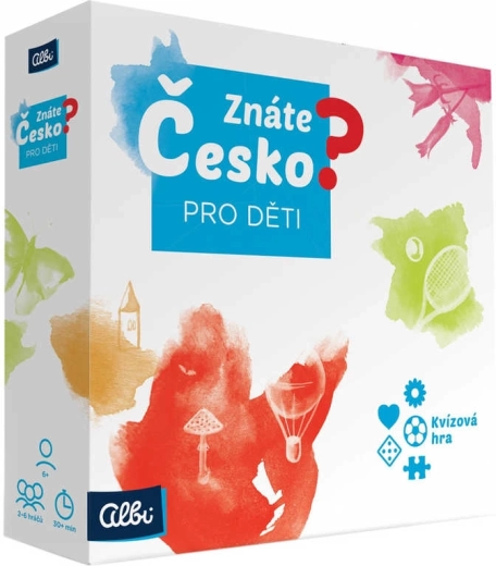 Albi Znáte Česko? Pro děti – kvízová společenská hra