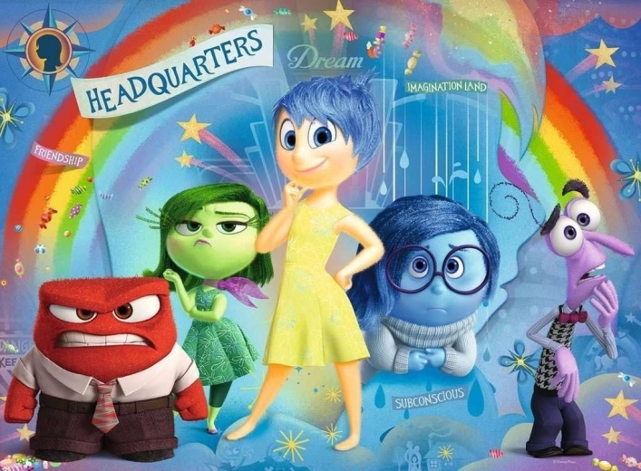 Ravensburger puzzle V hlavě: Emoce XXL 100 dílků