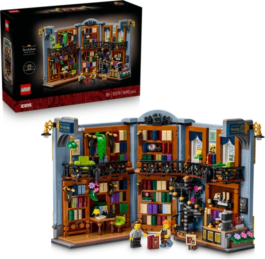 LEGO Icons Book nook: Knihkupectví