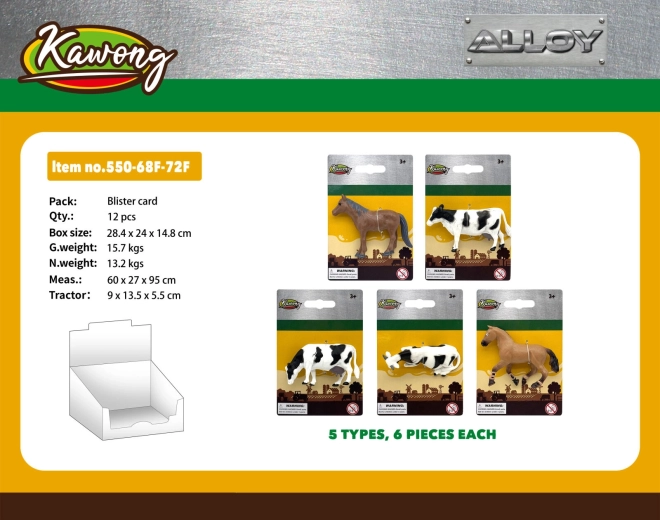 Zvířátka z farmy – mini figurky do sbírky