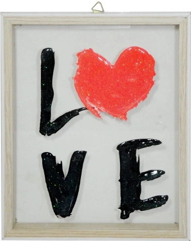 Obraz Love v rámečku 20 × 30 cm
