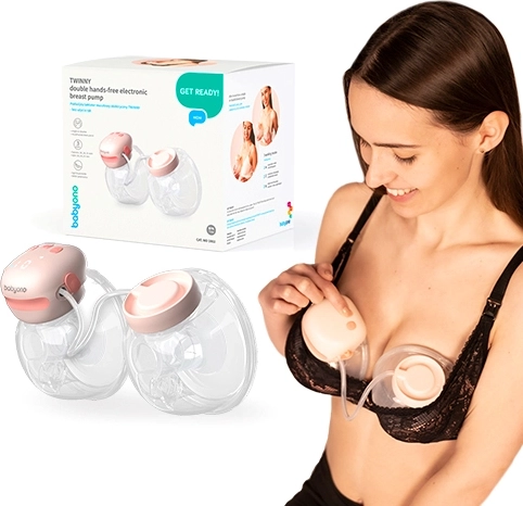BabyOno Twinny bezdrátová dvojitá elektrická odsávačka mateřského mléka
