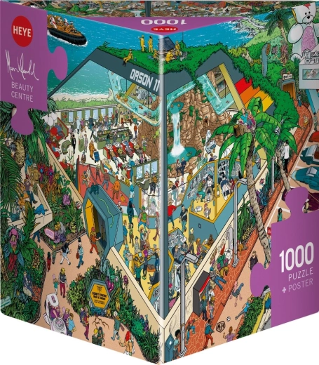 Heye puzzle Krásné centrum 1000 dílků