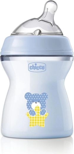 Chicco kojenecká antikoliková láhev NaturalFeeling 250 ml pro chlapce 2 m+