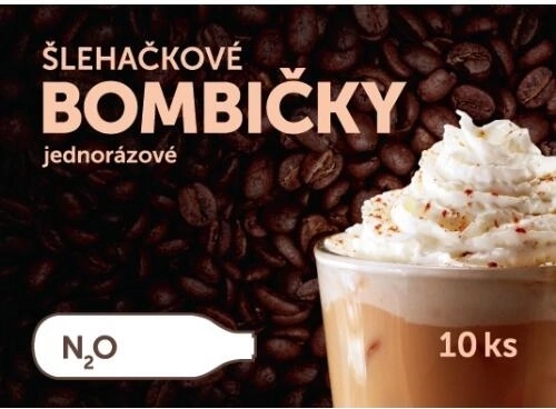 Jednorázové bombičky do šlehače (10 ks)