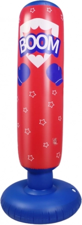 Nafukovací boxovací pytel červeno-modrý 125 cm