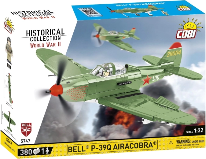 Cobi Bell P-39Q Airacobra stavebnice 1:32 (380 dílků)