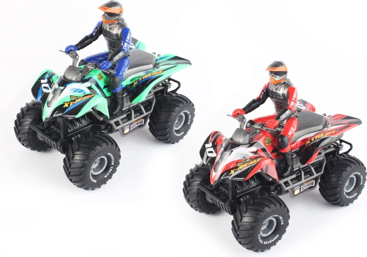 RC čtyřkolka s figurkou na dálkové ovládání 29 cm - 1 kus