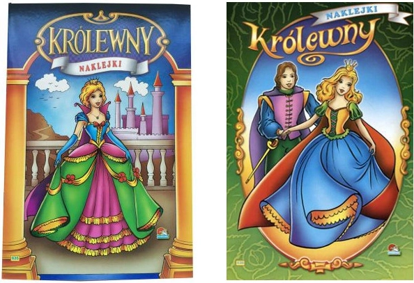 Omalovánky s nálepkami – princezny