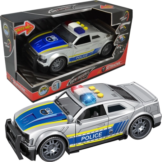 Policejní auto na setrvačník 1:14 se světly a zvuky