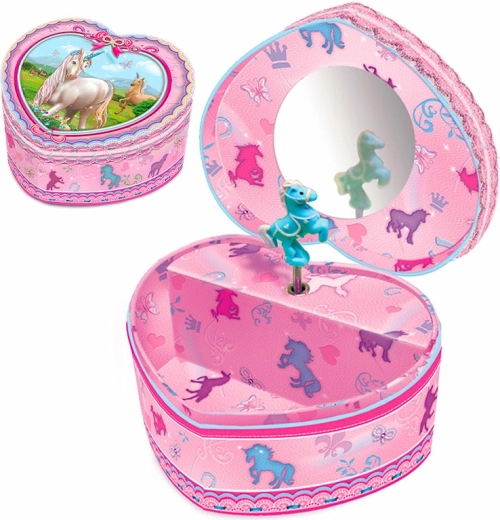 Šperkovnice s hudbou jednorožec Srdce