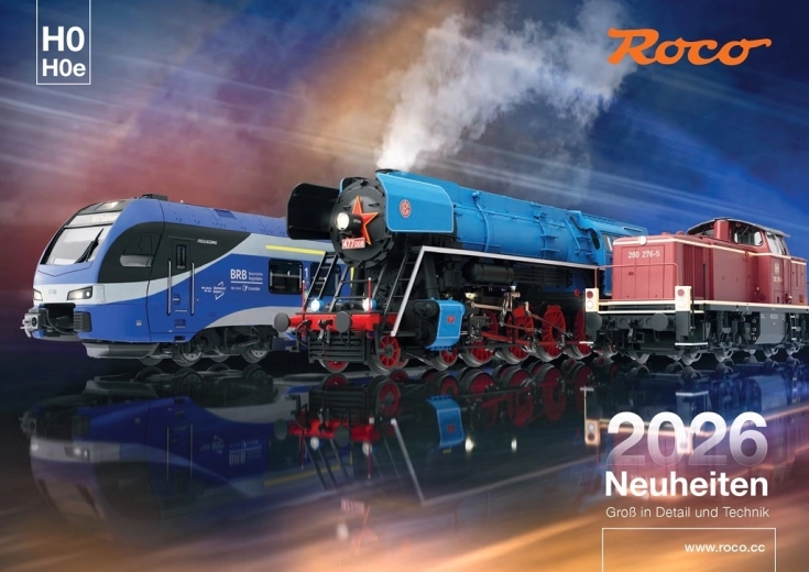 Roco katalog novinek 2026 v němčině