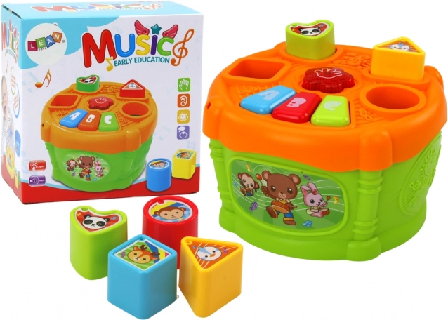 Interaktivní Edukační Plastová Hračka ve Tvaru Buben