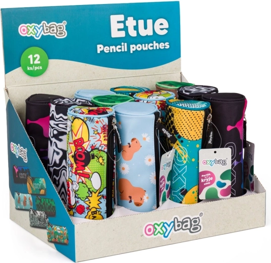 Oxybag pouzdro etue kulaté assort (prodejní box 12 ks)