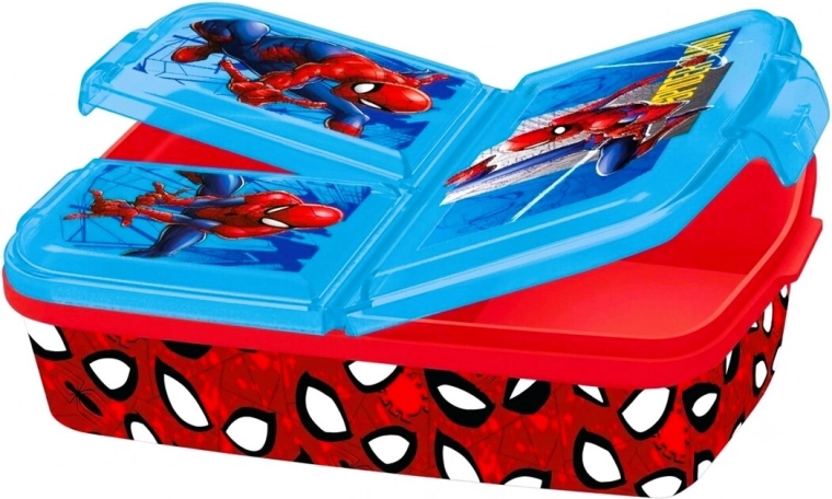 Vícekomorový box na svačinu Spider-Man