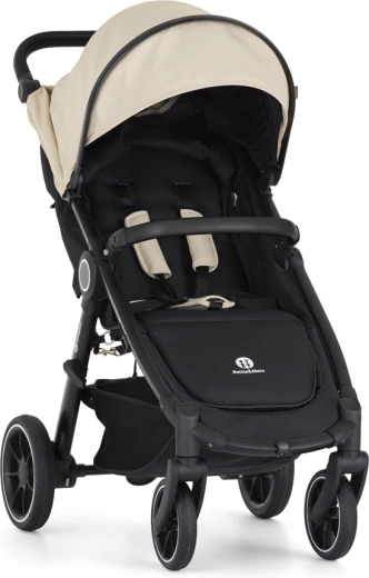 Petite&Mars sportovní kočárek Street+ RWS black sahara beige