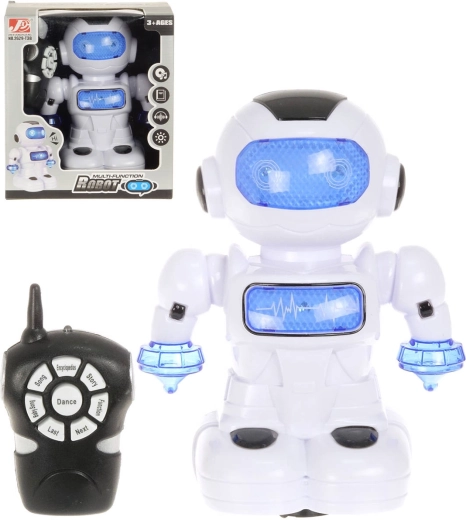 RC robot na dálkové ovládání 22 cm se světlem a zvukem